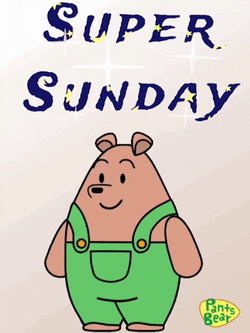 Blessed Super Sunday Pants Bear GIF