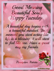 Blessed Tuesday Inspirational Quotes Digital Arts GIF