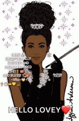 Blessed Wednesday Beautiful Lady In Black GIF