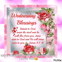 Blessed Wednesday Bible Quote GIF
