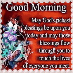 Blessings Flow Good Morning GIF