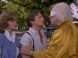 Blind Doctor Brown Back To Future GIF