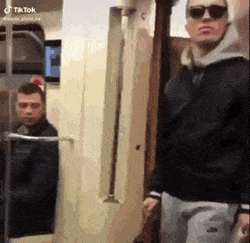 Blind Funny Trick Train Seat GIF