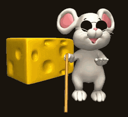 Blind Mouse Cheese GIF