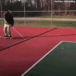Blind Skateboard Stunt Meme GIF