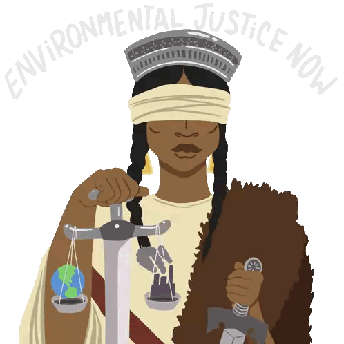 Blindfolded Woman Holding Sword And Scales Sticker