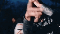 Blinding Lights Ski Mask On GIF