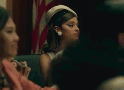 Blinking Ariana Grande Zoom In GIF