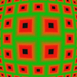 Blinking Boxes Colorful Optical Illusion GIF