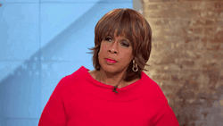 Blinking Gayle King CBS News GIF