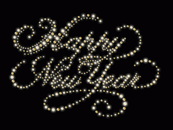 Blinking Happy New Year Animated GIF