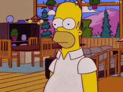 Blinking Homer Doh GIF