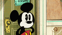 Blinking Mickey Mouse GIF