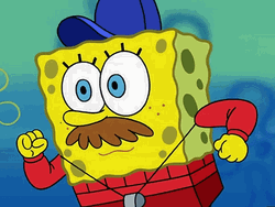 Blinking SpongeBob SquarePants GIF