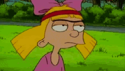 Blinking Staring Hey Arnold GIF