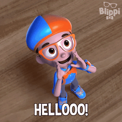 Blippi Saying Hellooo GIF