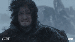 Blizzard Jon Snow Game Of Thrones GIF