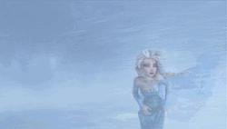 Blizzard Strong Winds Elsa Frozen GIF