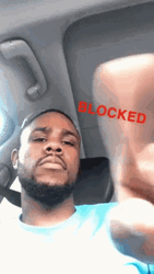 Blocked Phone Camera Selfie Typing Meme GIF
