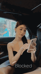 Blocked Swipe Smartphone Jolie Nguyen Car GIF