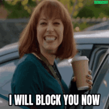 Blocked Unfollow Fake Smile Sarcastic GIF