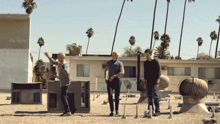 Blocking The Way Bill Hader Dance GIF