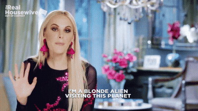 Blonde Alien Visiting This Planet