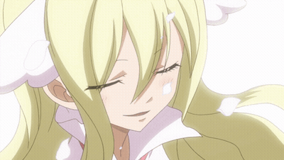 Blonde Anime Character In White Shirt GIF
