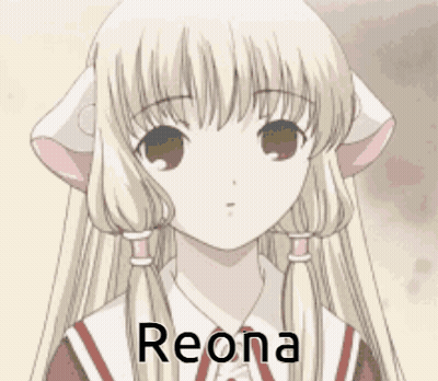 Blonde Anime Girl Reona GIF