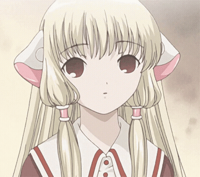 Blonde Anime Girl With Pigtails GIF