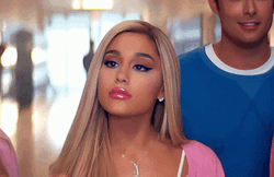 Blonde Ariana Grande Sassy Walk GIF