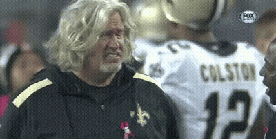 Blonde Bearded Man In Front Of Colston Jersey Player GIF