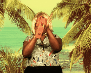 Blonde Block Woman You Blessed GIF