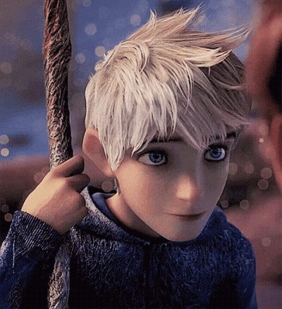 Blonde Boy Holding Stick GIF