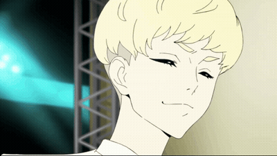 Blonde Boy Making A Face GIF