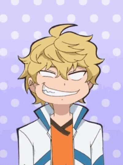 Blonde Boy Making A Face GIF
