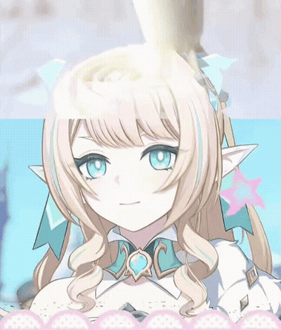 Blonde Girl In White Shirt GIF