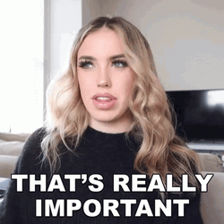 Blonde Girl Really Important GIF