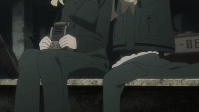 Blonde Girl Standing Next To Another Girl GIF