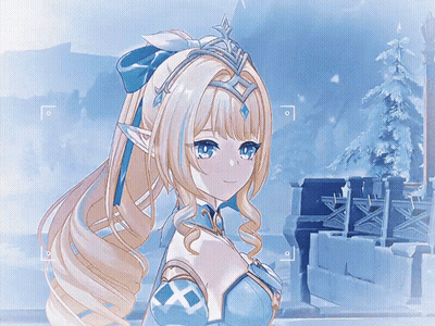 Blonde Girl Wearing Crown GIF