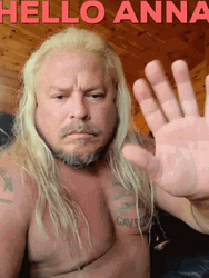 Blonde Guy Hello Anna GIF