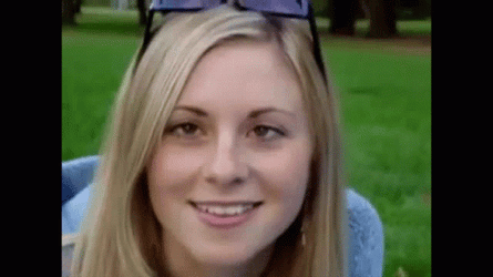 Blonde Hair Girl Cross Eyed  GIF