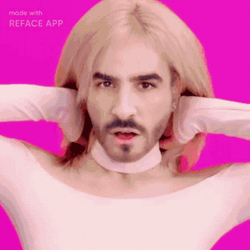 Blonde Hair Loiro Chris Wood Face App GIF