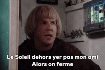 Blonde Hair Man Le Soleil Dehors Yer Pas Mon Ami GIF