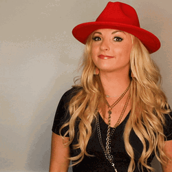 Blonde Haired Women Shrugs GIF
