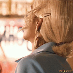 Blonde Halle Berry Smiling GIF