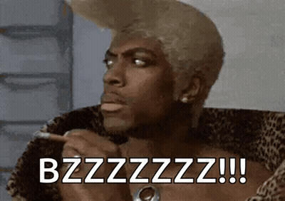Blonde Man Saying Bzzzzzz GIF