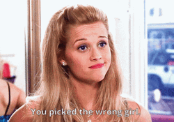 Blonde Reese Witherspoon Wrong Girl GIF