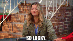 Blonde White Girl So Lucky GIF