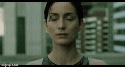 Blonde Woman Asking If She Is Leaving Netflix GIF